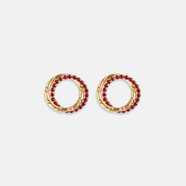 Quatro Blush Earrings