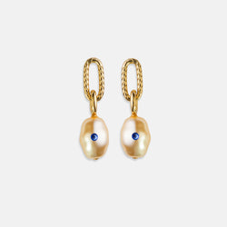 Moon Light Sapphire Earrings