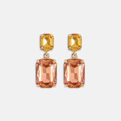 Lucia Padparadscha Earrings