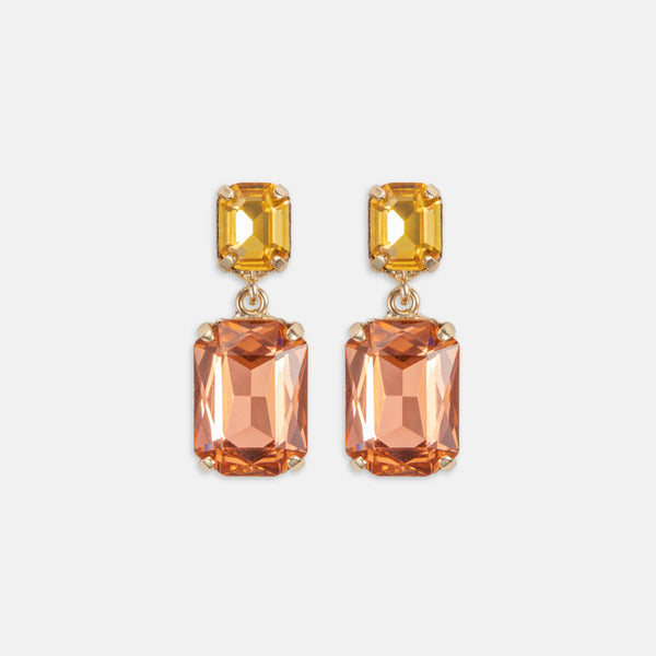 Lucia Padparadscha Earrings