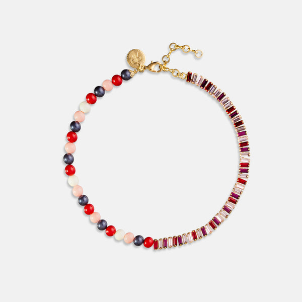 Pearl-Luxe Rose Necklace