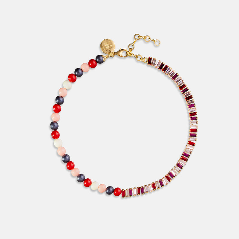 Pearl-Luxe Rose Necklace