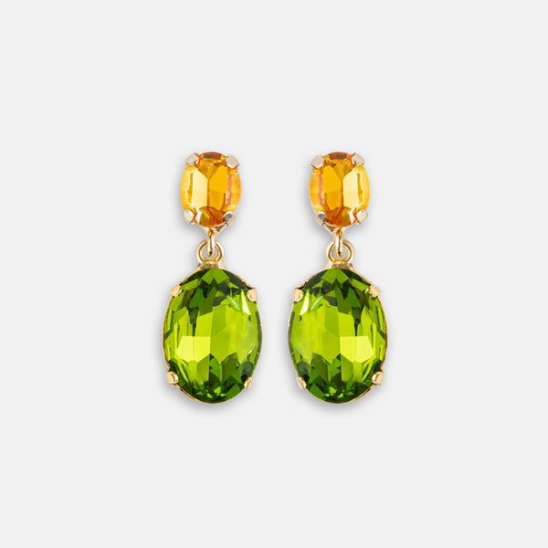 Mia Olivine Earrings