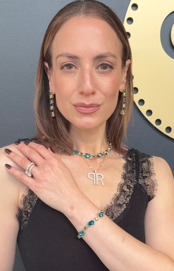 Vivienne Teal Bracelet