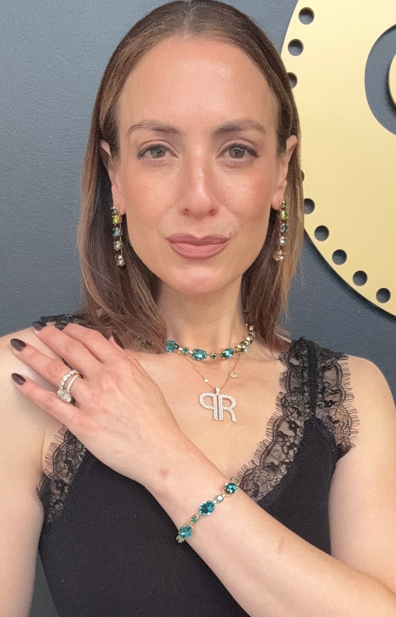 Vivienne Teal Bracelet