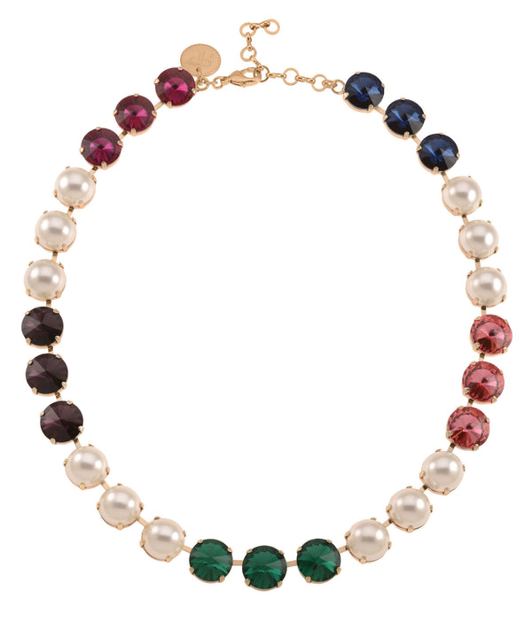 Avery Pearl and Multi Necklace