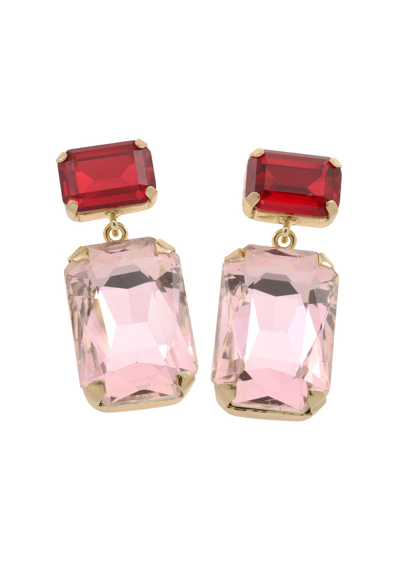 Fallon Light Rose Earrings