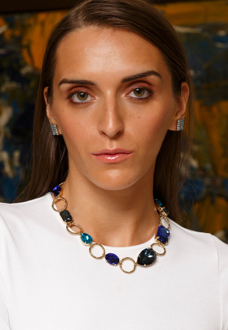 Euclid Sapphire Earrings