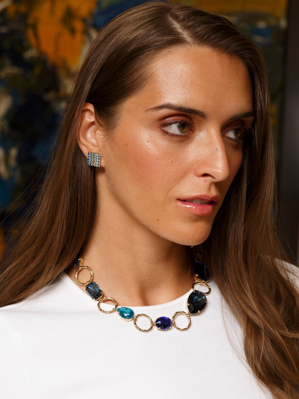 Euclid Sapphire Earrings