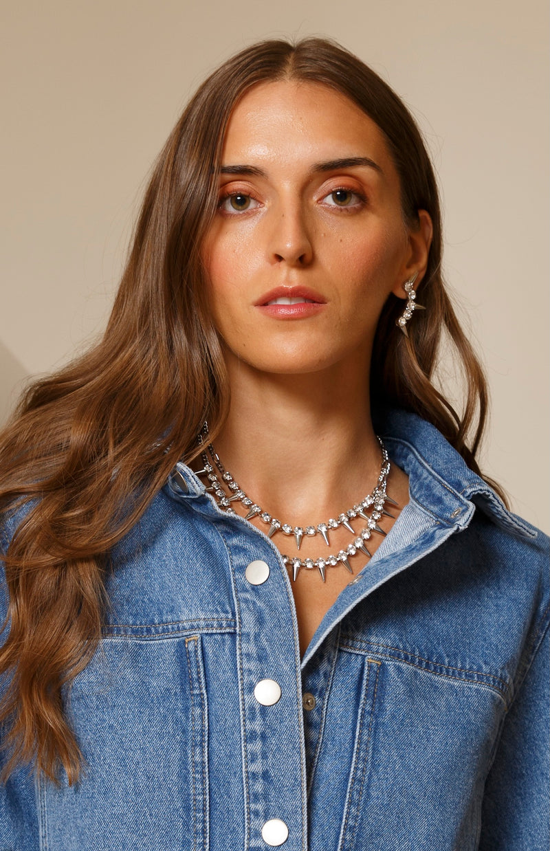 Grit Crystal Earrings