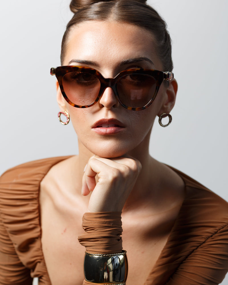 Giulia Tortoise Sunglasses