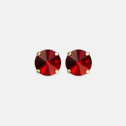 Ruby Rivoli Studs